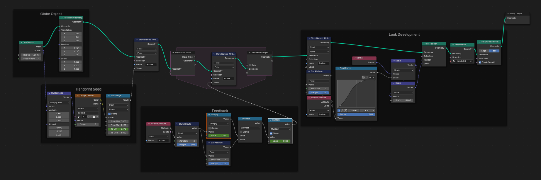 geometry nodes setup